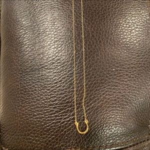Gold Botique Horseshoe necklace